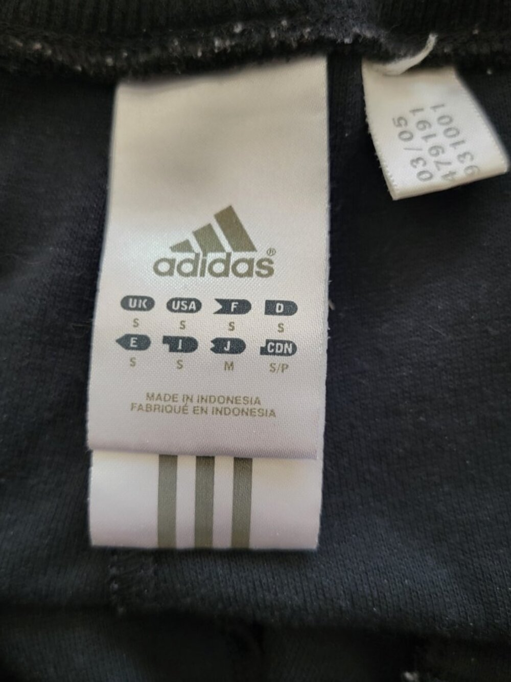 ADIDAS BLACK CAPRI - Picture 8 of 9